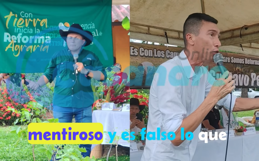 ALCALDE DE MANÍ QUEDÓ COMO UN BOLARDO MENTIROSO ante la ANT y la Comunidad Maniceña