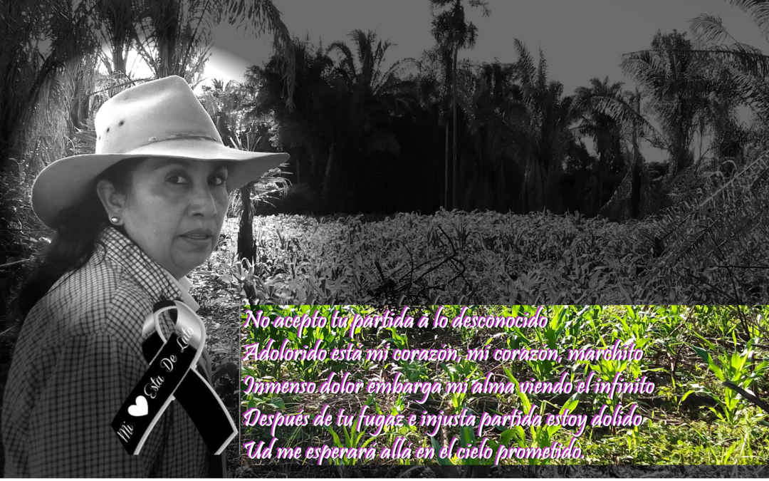 HACE UN MES PARTISTE HACIA LA ETERNIDAD